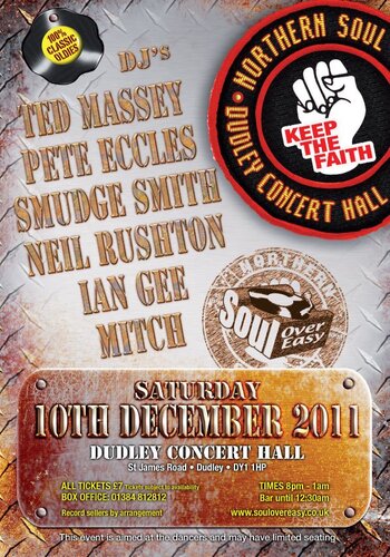 dudley concert hall 10th december