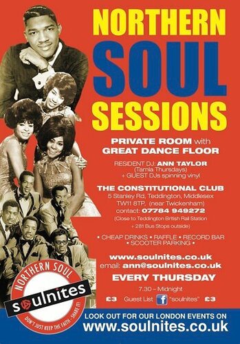every thursday northern soul sessions teddington middlesex