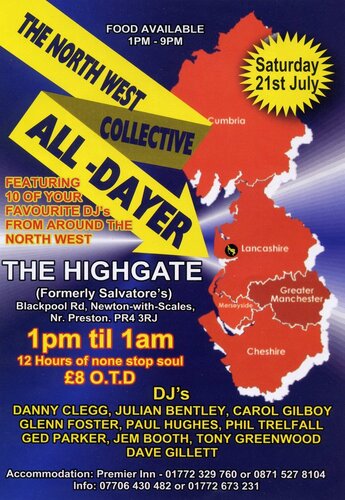 the north west collective alldayer sat 21st july