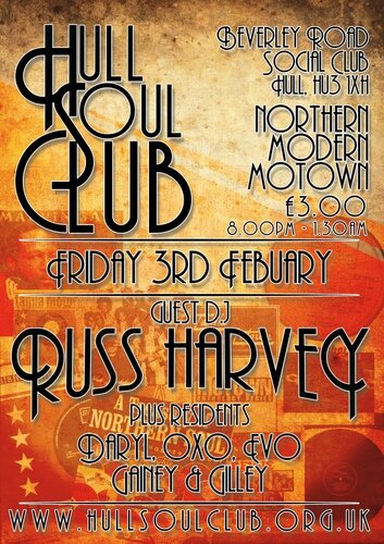 hull soul club 3rd feb