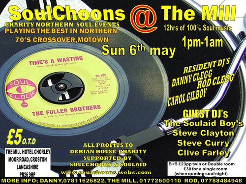 soulchoons @ the mill charity all dayer sun 6th may