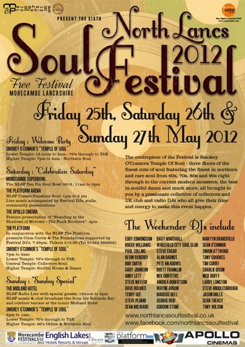 the 6th north lancs soul festival 2012