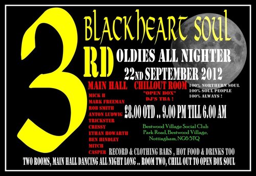blackheart soul .. 3rd oldies all nighter