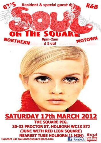 soul on the square, holborn 17th march
