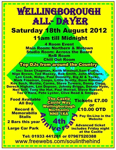 wellingborough all dayer 2012 (18th august 2012 )