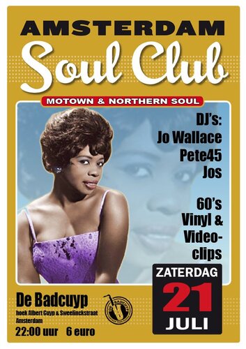 amsterdam soulclub july 21st 2012 special guest jo wallace