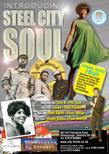 steel city soul @ city limits friday 2nd / colin curtis / roger banks