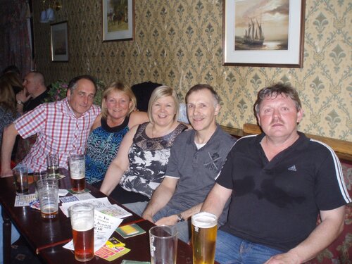 finally after 3 attempts stuart,angie, julie, butty and ritchie