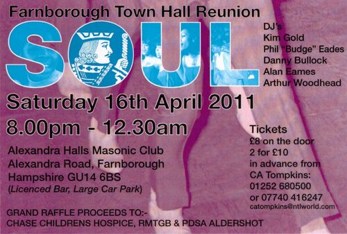 farnborough town hall soul reunion