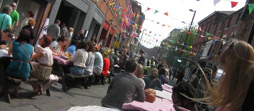 northern quarter manchester street party
