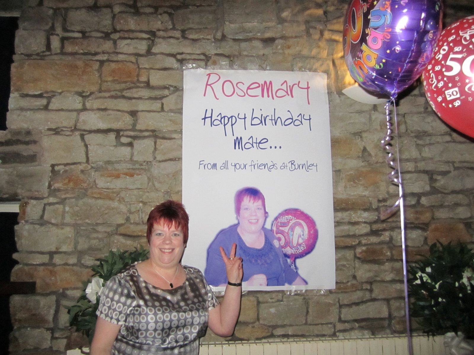 Rosemary's 50th @ Burnley - 23/4/11