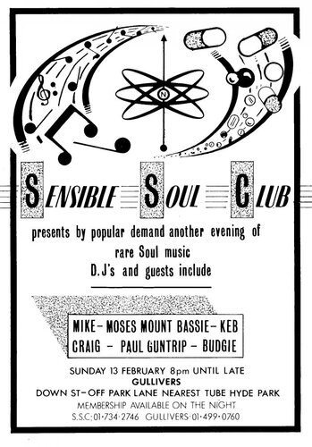sensible soul club flyer