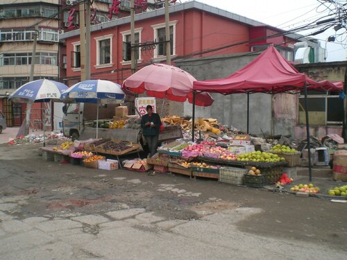 roadside fruit stalls
