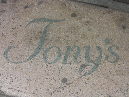 tonys , the door step is still there
