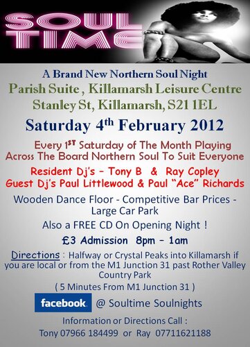 sheffield soultime new event