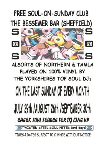 free soul on sunday club the bessemer pub (sheffield)