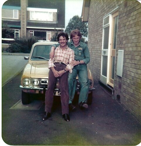 cleggy and me about 1978