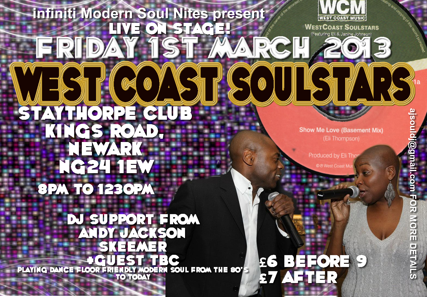 West Coast Soul Stars Live 01/03/13
