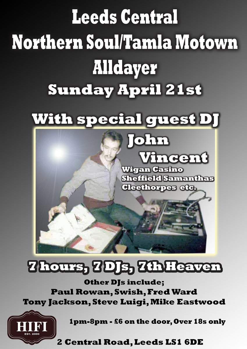 Leeds Central April Alldayer with John Vincent