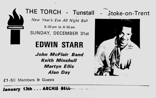 edwin starr torch ticket about 1972