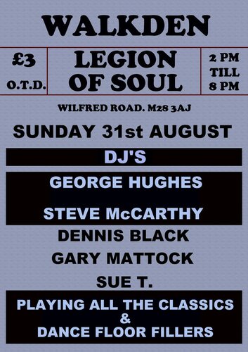 legion of soul august flyer