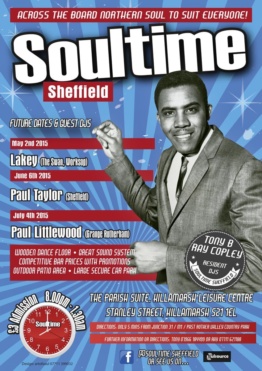 Soultime Sheffield - 1st Saturday Of Every Month
