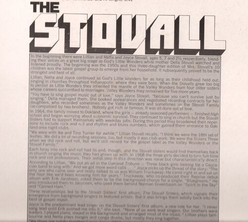 stovall sisters sleeve notes