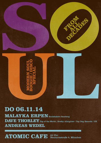 soul from all decades - munich - guest dj's malayka & dave thorley