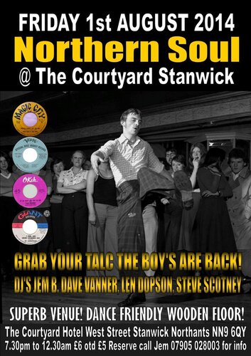 northern soul @ the courtyard stanwick