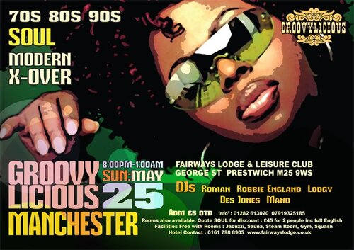 groovylicious manchester may 25