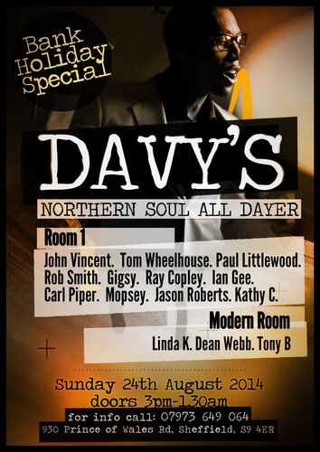 davy's alldayer august bank holiday sunday 24th