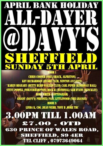 easter bank holiday sunday all dayer 5th april 2015