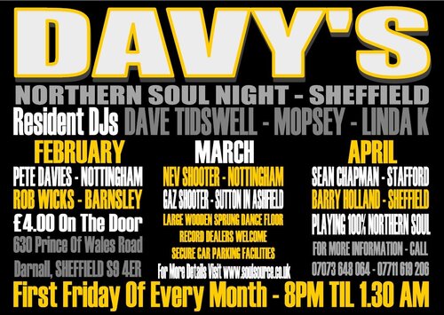 davy's soul night sheffield meets nottingham