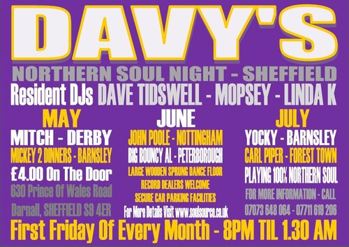 davy's soul night 3rd may 2013