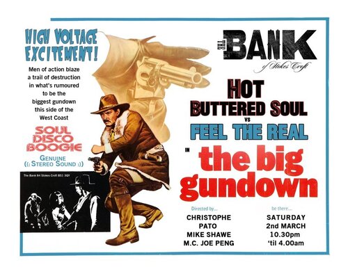 hot buttered soul vs feel the real soundsystem / the big gundown / saturday, 2 march 2013
