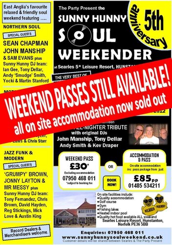 weekend passes still available