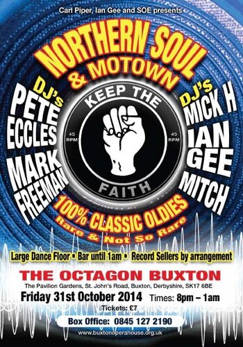 buxton octagon  monster northern soul night  31st october