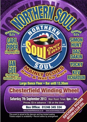 chesterfield winding wheel  7th  september