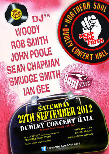 dudley concert hall  29 september