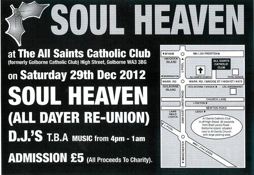 soul heaven (golborne catholic club) xmas all-dayer 29th dec 2012 .. 4pm til 1am