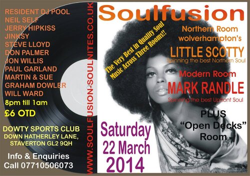 soulfusion march 22nd event flyer