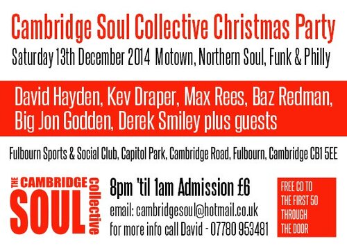 cambridge soul  collectives christmas party  2014