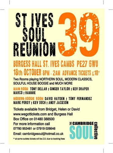 sat 18th oct the st ives reunion