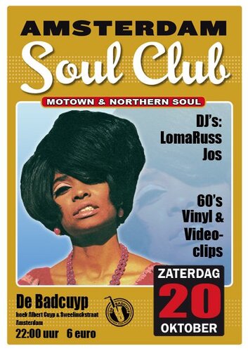 amsterdam soul club 20 oct 2012