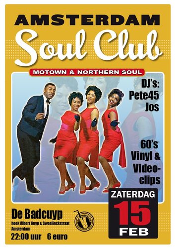 amsterdam soul club 15 febr 2014