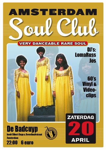amsterdam soulclub 20 april 2013