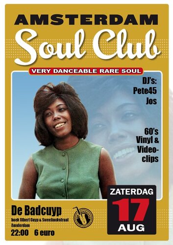 amsterdam soul club 17 aug 2013