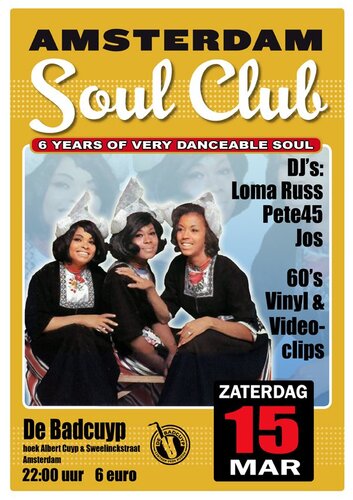 amsterdam soul club 15 march 2014 6th anniversary