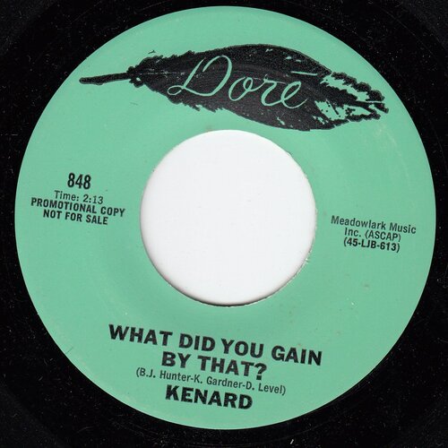 kenard "what did you gain by that" 1984 reissue