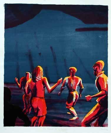 one second in a dance' ltd edition offset lithograph